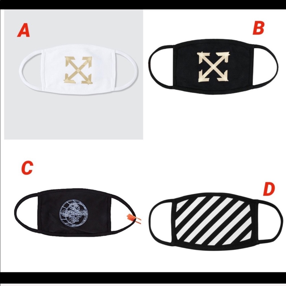 Bundle 2 Off White Cotton Masks